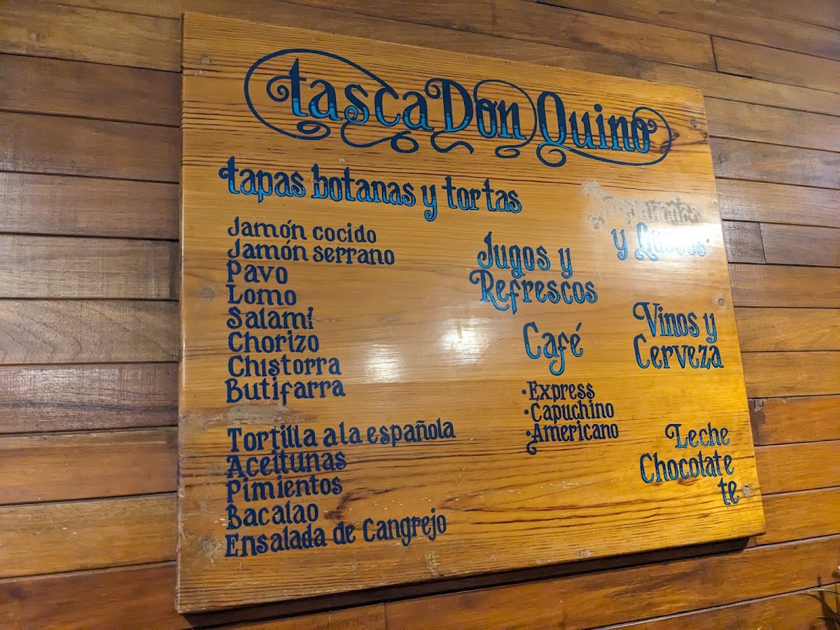 Tasca Don Quino Menu - Image 2